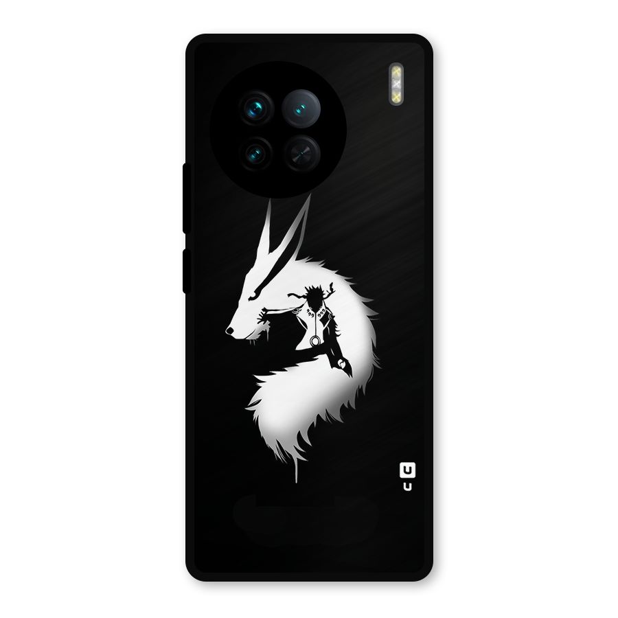 Naruto Kurama Mode Metal Back Case for Vivo X90