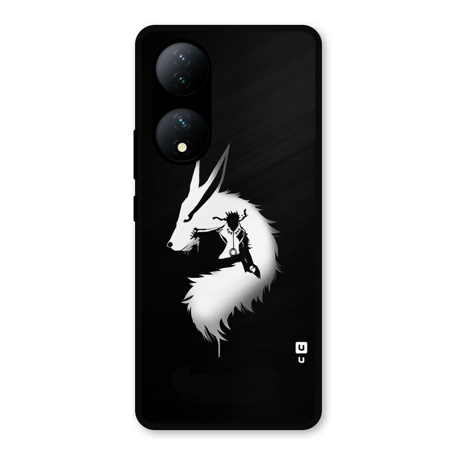 Naruto Kurama Mode Metal Back Case for Vivo Y100