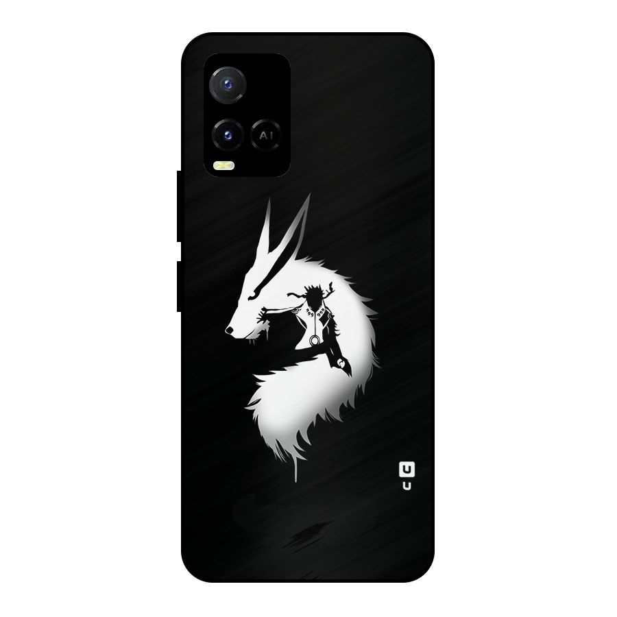 Naruto Kurama Mode Metal Back Case for Vivo Y21T