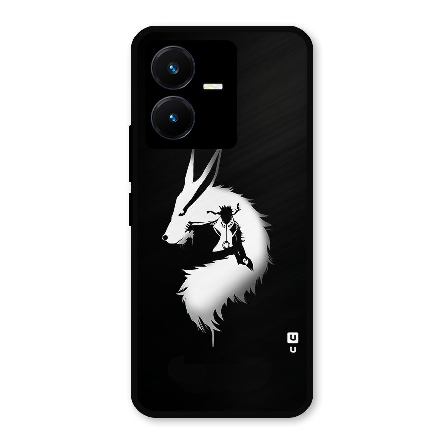 Naruto Kurama Mode Metal Back Case for Vivo Y22