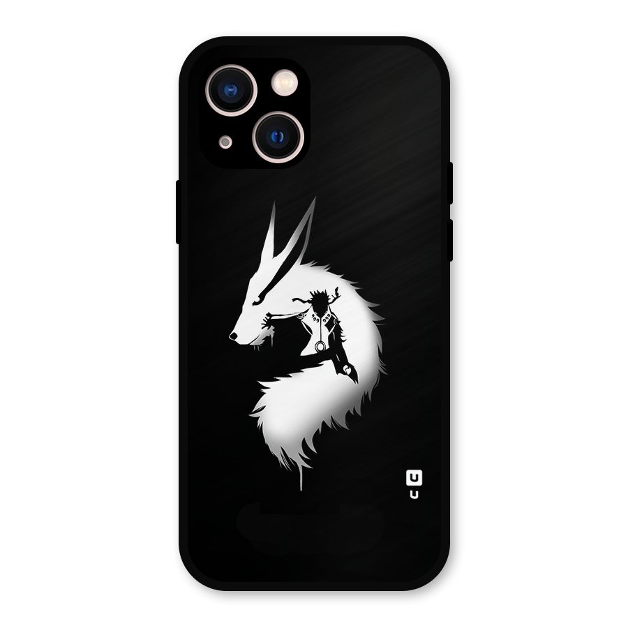 Naruto Kurama Mode Metal Back Case for iPhone 13