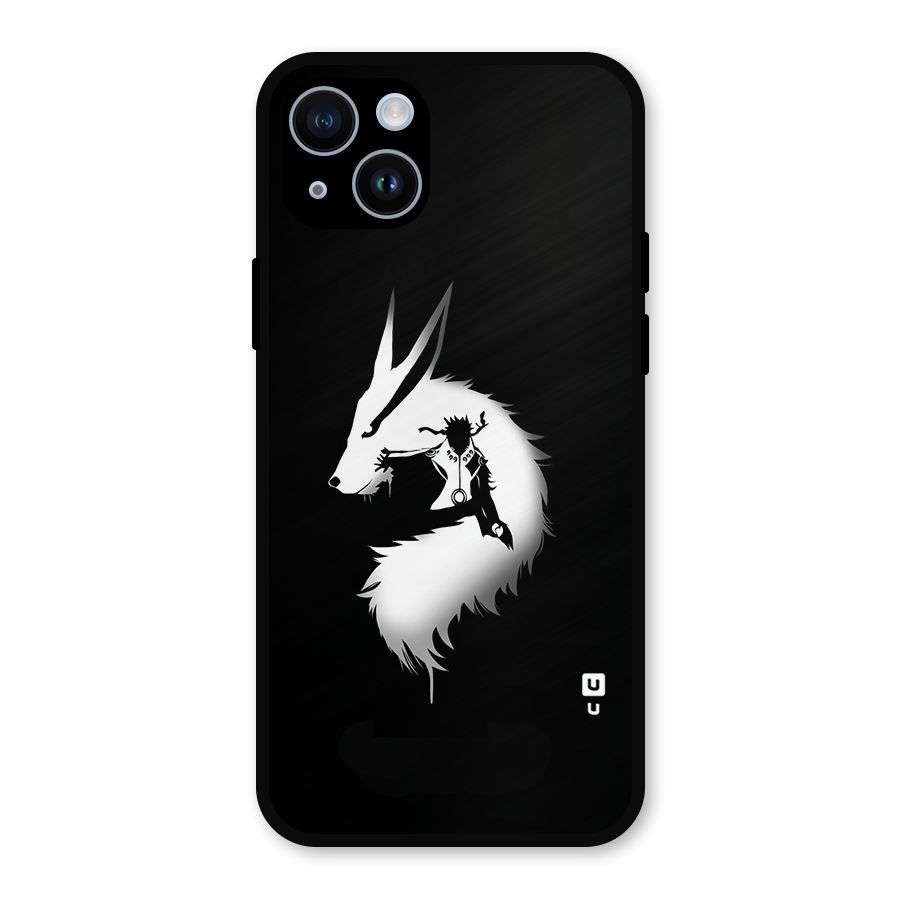 Naruto Kurama Mode Metal Back Case for iPhone 14