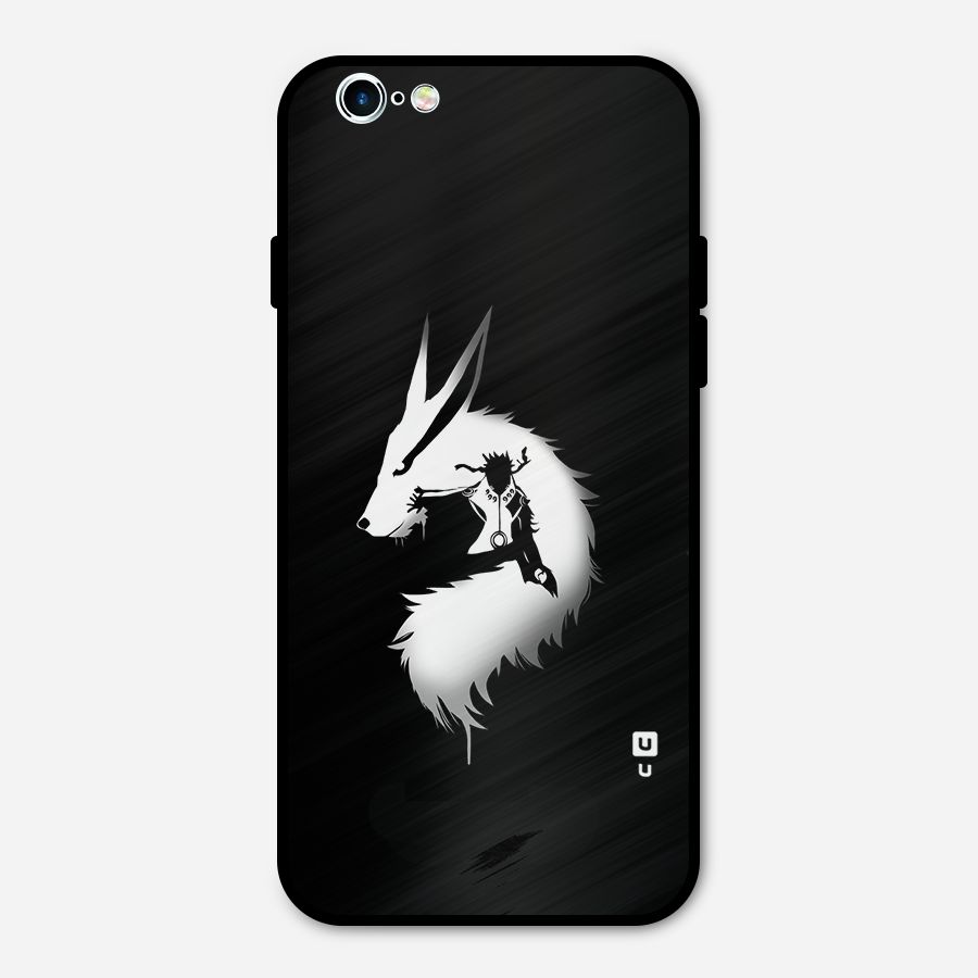 Naruto Kurama Mode Metal Back Case for iPhone 6 6s