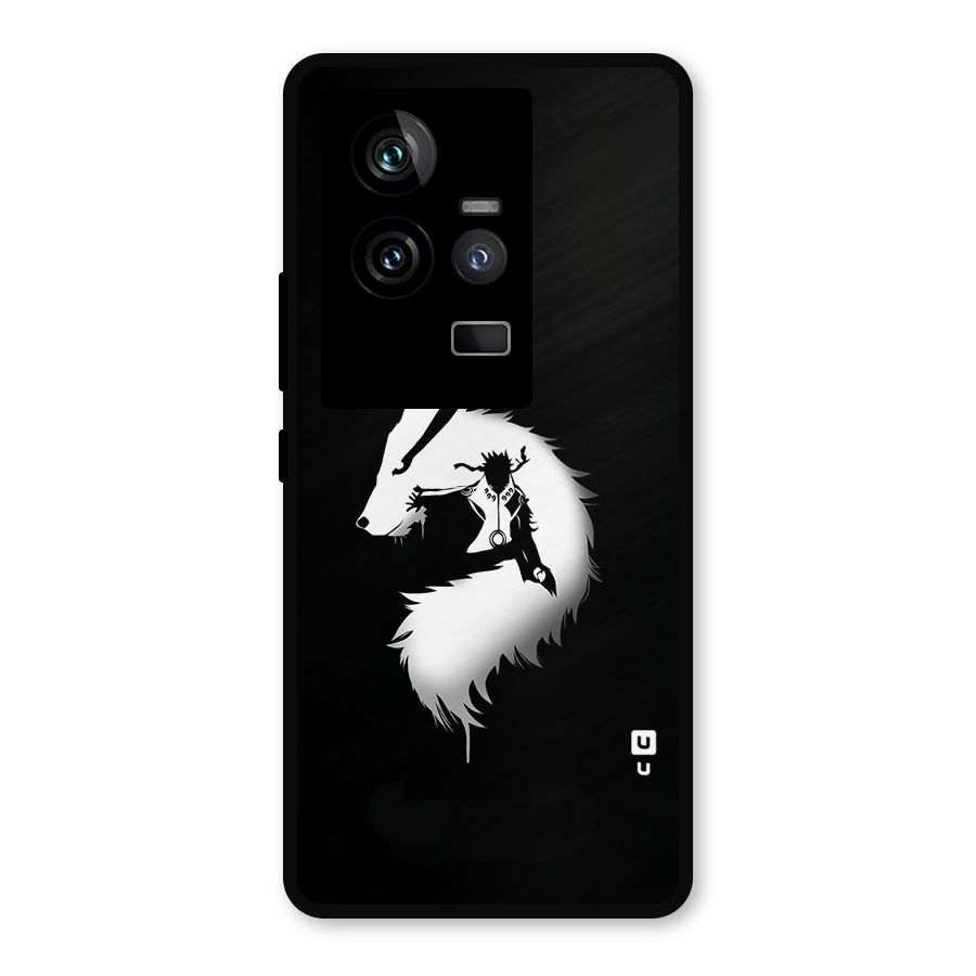 Naruto Kurama Mode Metal Back Case for iQOO 11 5G