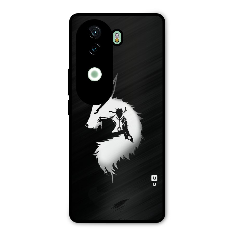 Naruto Kurama Mode Metal Back Case for iQOO Z9s