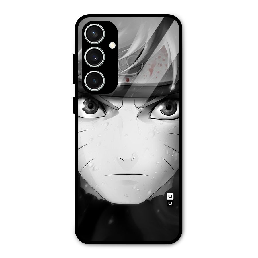 Naruto Monochrome Glass Back Case for Galaxy S23 FE