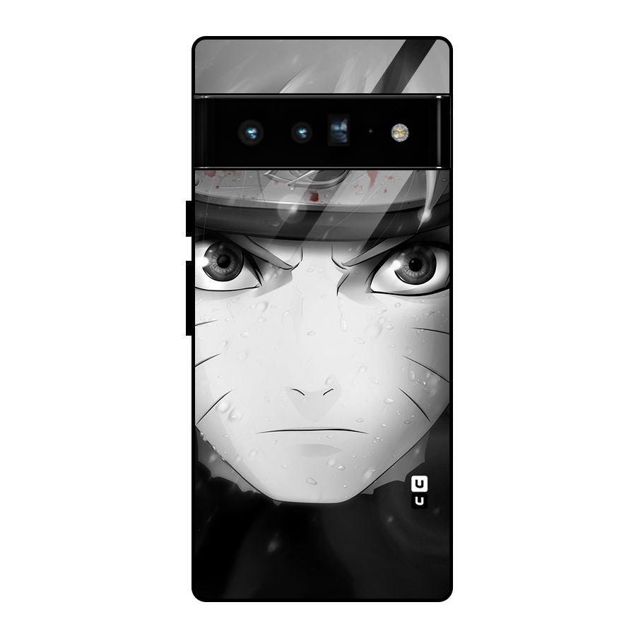 Naruto Monochrome Glass Back Case for Google Pixel 6 Pro