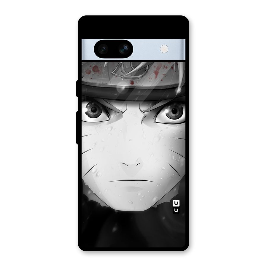 Naruto Monochrome Glass Back Case for Google Pixel 7a