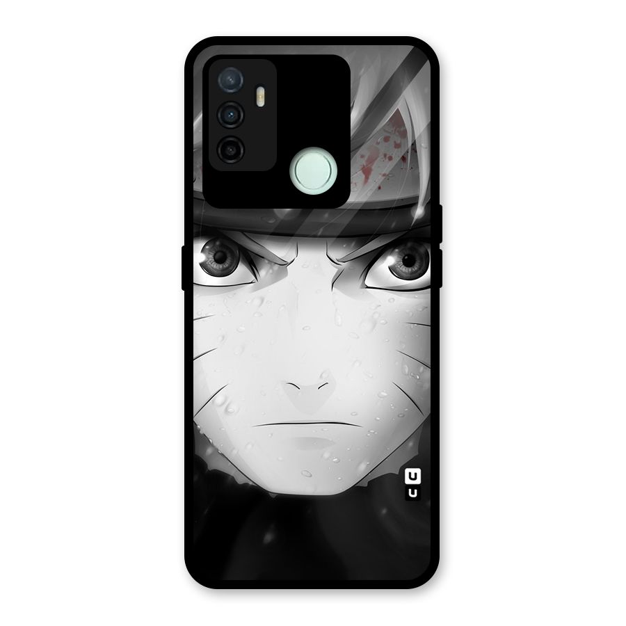 Naruto Monochrome Glass Back Case for Oppo A53