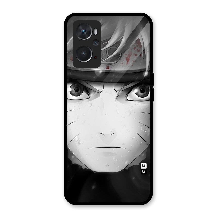 Naruto Monochrome Glass Back Case for Oppo K10 4G
