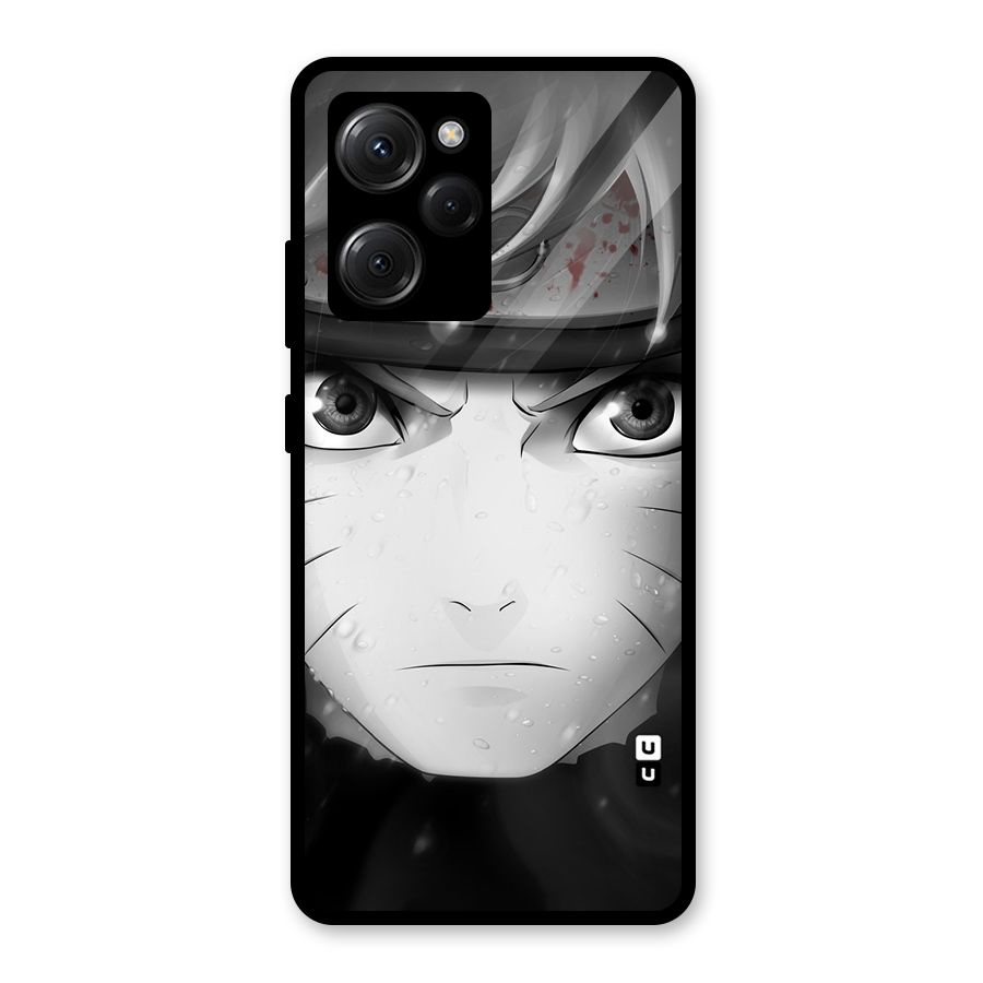 Naruto Monochrome Glass Back Case for Poco X5 Pro