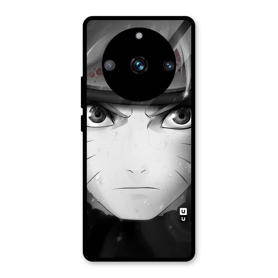 Naruto Monochrome Glass Back Case for Realme 11 Pro