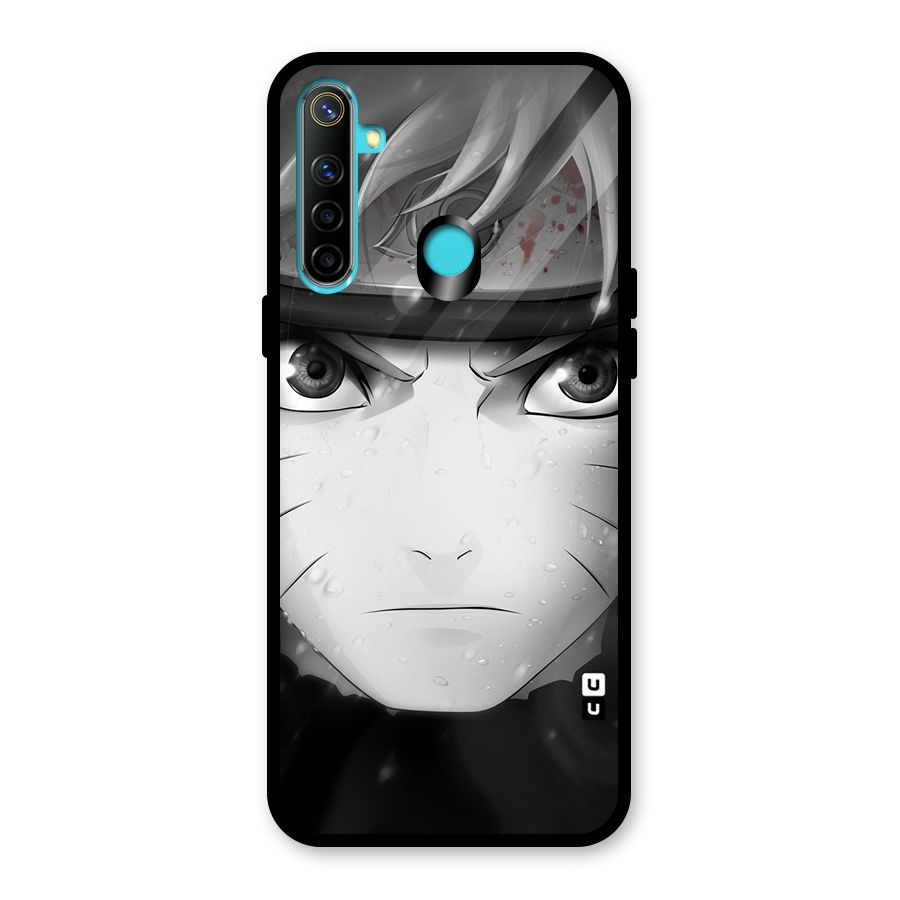 Naruto Monochrome Glass Back Case for Realme 5i