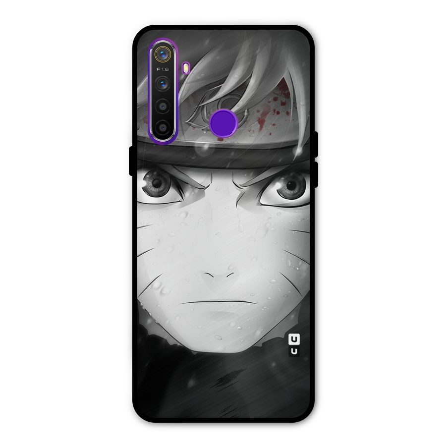 Naruto Monochrome Glass Back Case for Realme 5s