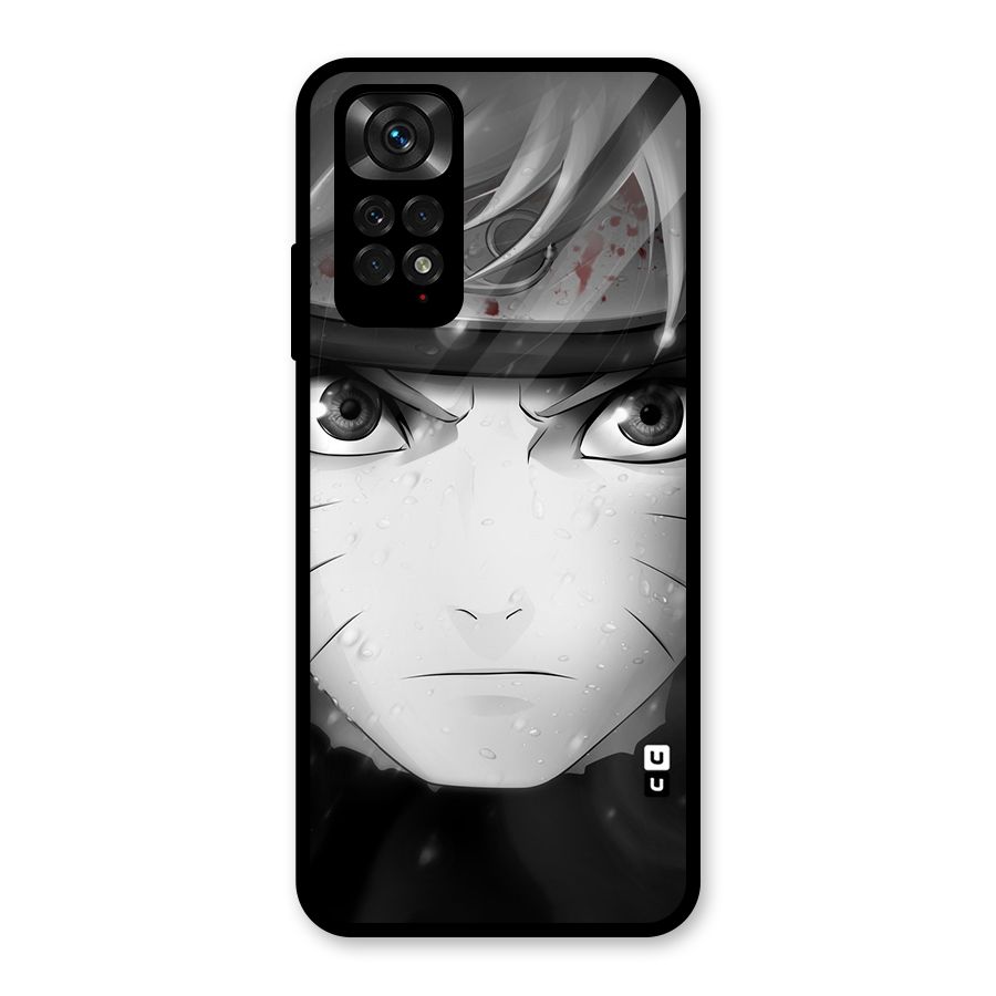 Naruto Monochrome Glass Back Case for Redmi Note 11S
