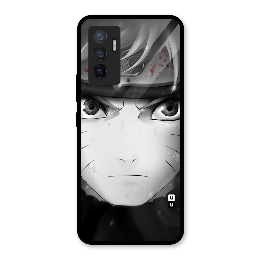 Naruto Monochrome Glass Back Case for Vivo V23e