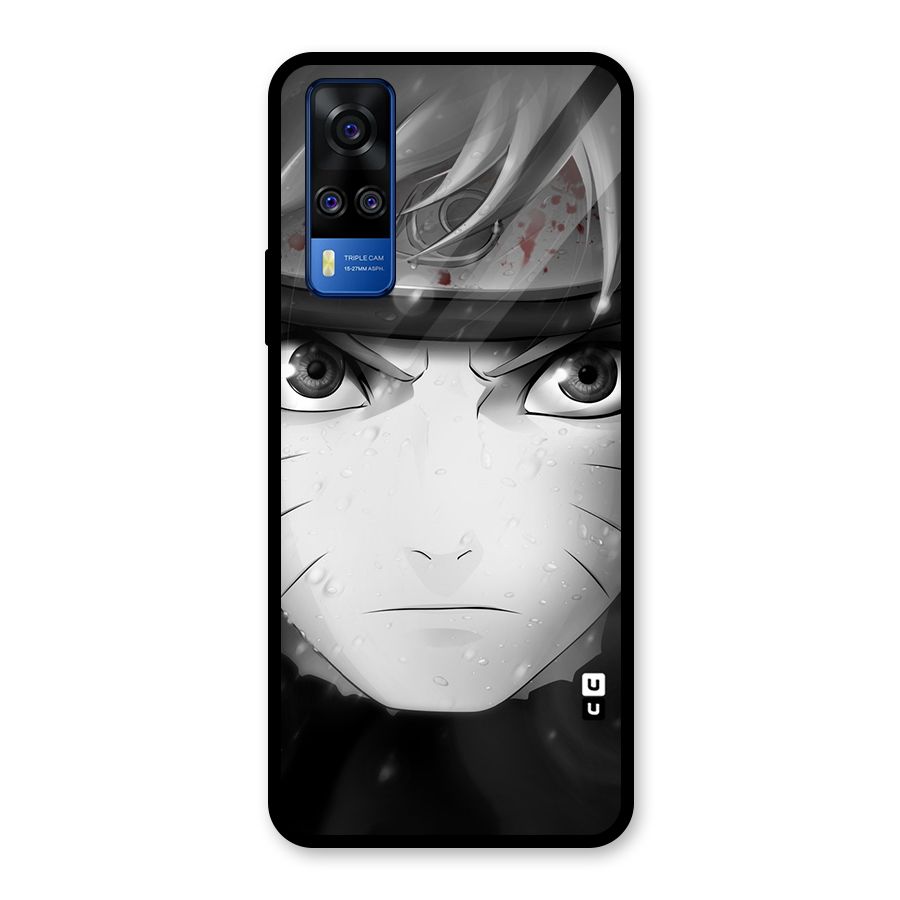 Naruto Monochrome Glass Back Case for Vivo Y31