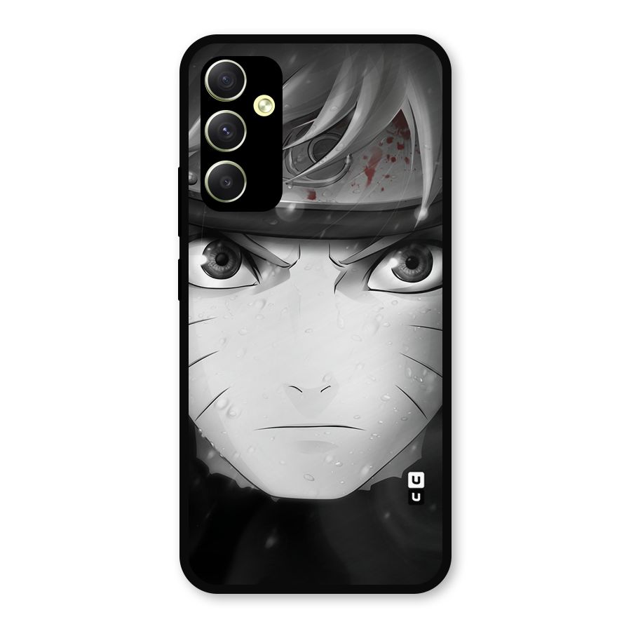 Naruto Monochrome Metal Back Case for Galaxy A34