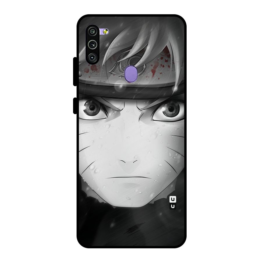 Naruto Monochrome Metal Back Case for Galaxy M11