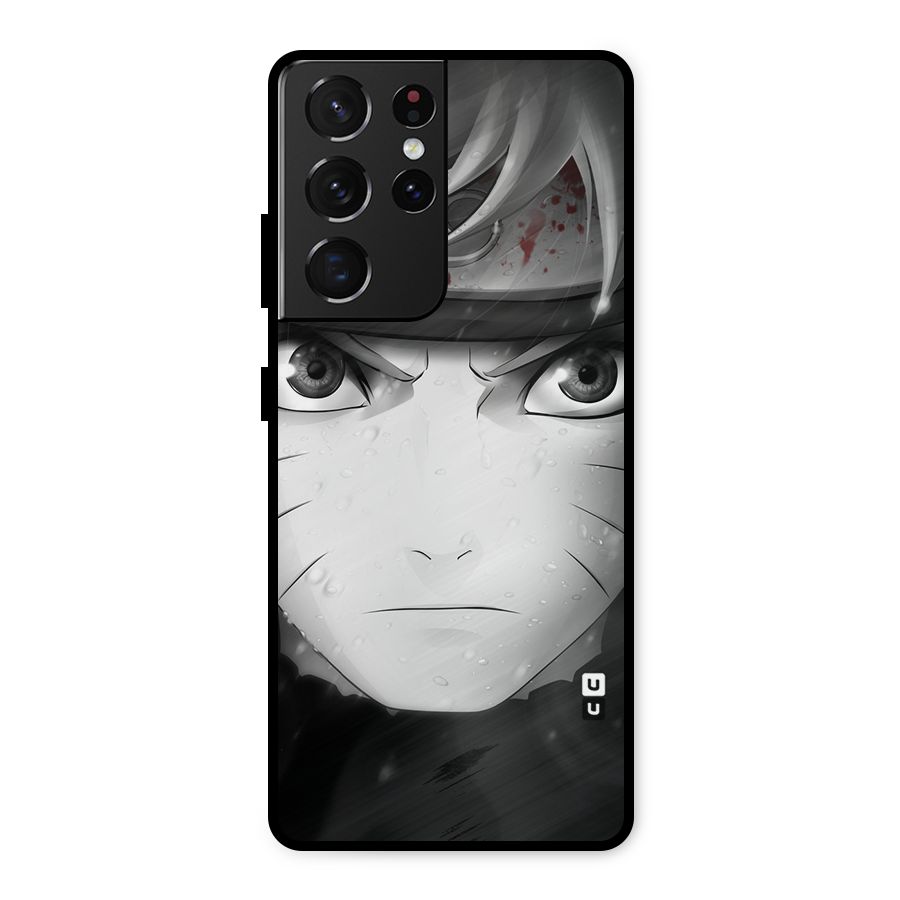 Naruto Monochrome Metal Back Case for Galaxy S21 Ultra 5G