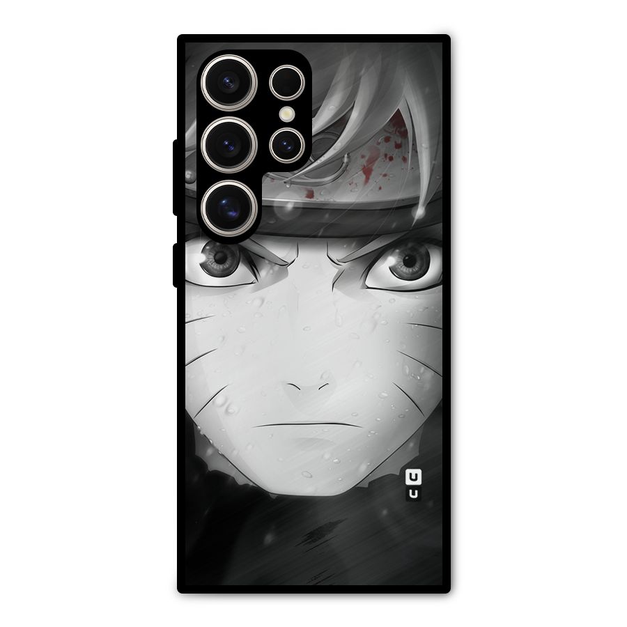 Naruto Monochrome Metal Back Case for Galaxy S24 Ultra