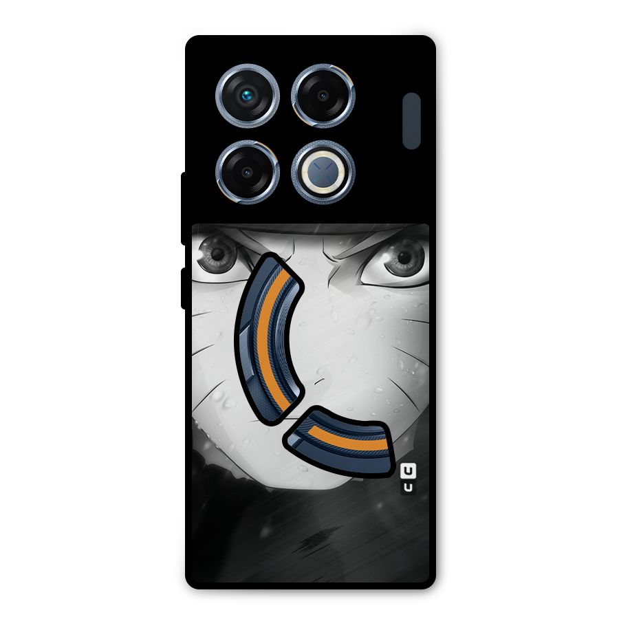 Naruto Monochrome Metal Back Case for Infinix GT 20 Pro
