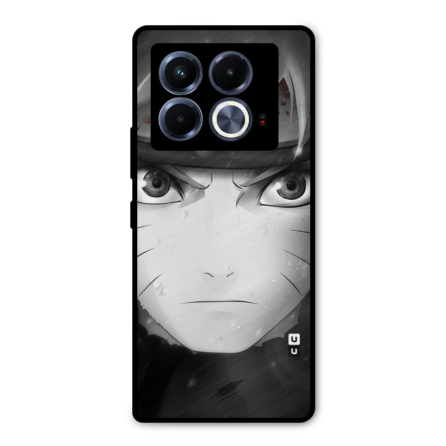 Naruto Monochrome Metal Back Case for Infinix Note 40 5G