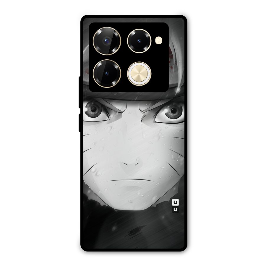 Naruto Monochrome Metal Back Case for Infinix Note 40 Pro