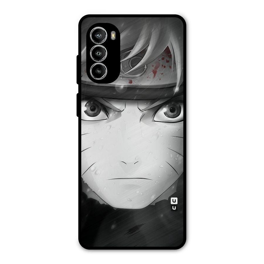 Naruto Monochrome Metal Back Case for Moto G52