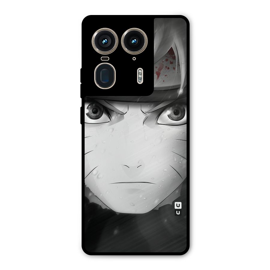 Naruto Monochrome Metal Back Case for Motorola Edge 50 Ultra