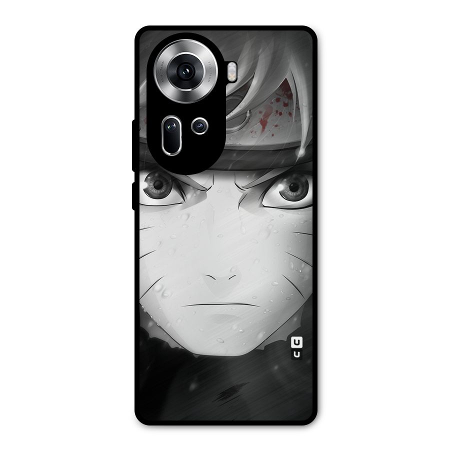 Naruto Monochrome Metal Back Case for Oppo Reno11 5G
