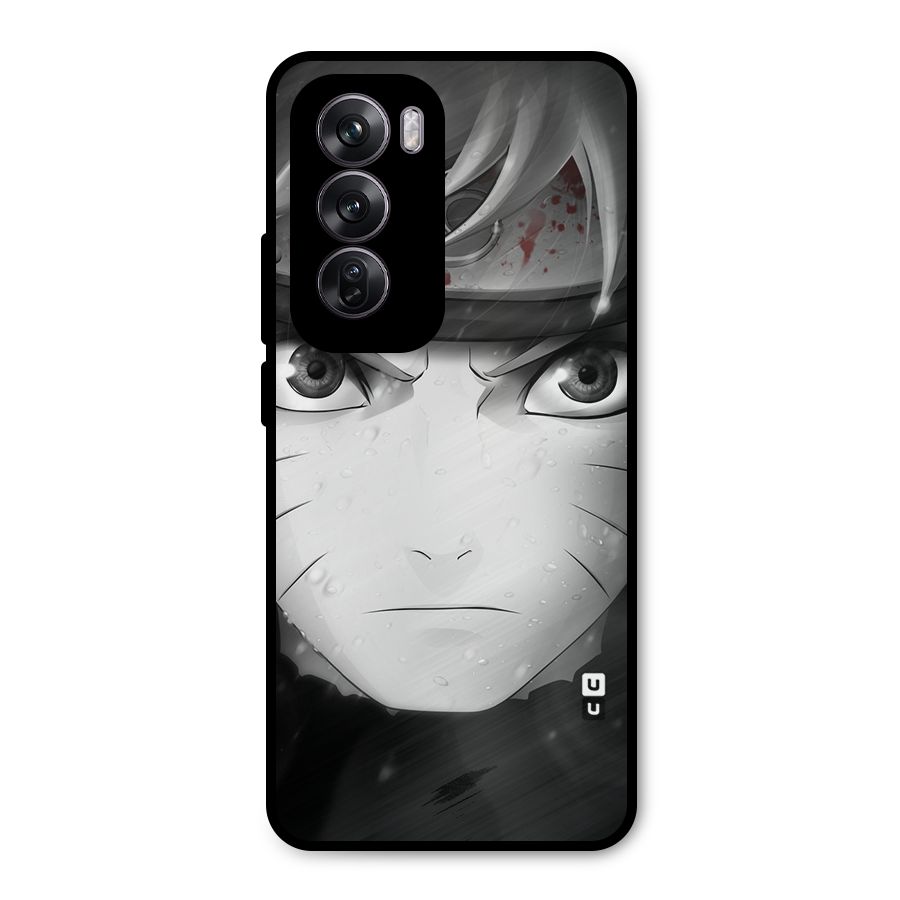 Naruto Monochrome Metal Back Case for Oppo Reno12 Pro