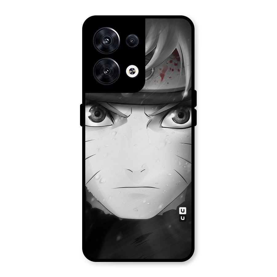Naruto Monochrome Metal Back Case for Oppo Reno8 5G