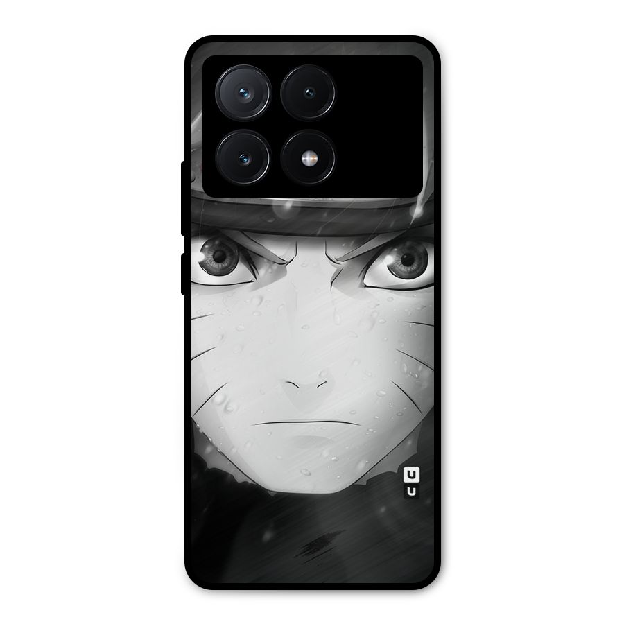 Naruto Monochrome Metal Back Case for Poco X6 Pro