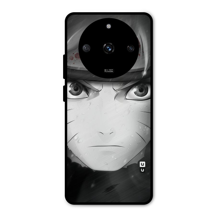 Naruto Monochrome Metal Back Case for Realme Narzo 60 5G