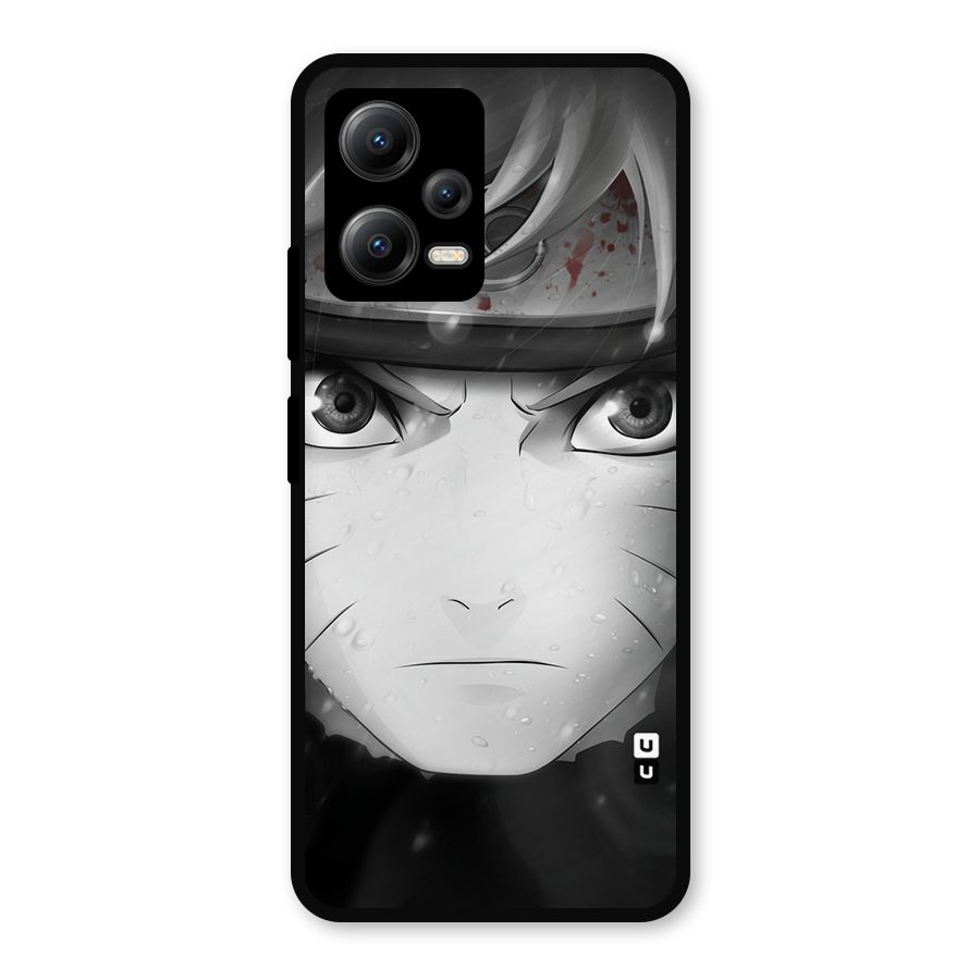 Naruto Monochrome Metal Back Case for Redmi Note 12 5G