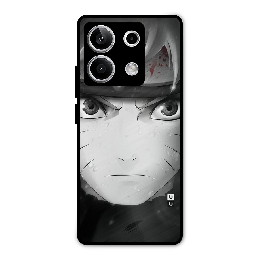 Naruto Monochrome Metal Back Case for Redmi Note 13 5G