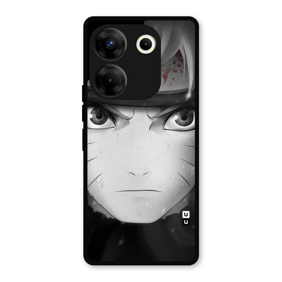 Naruto Monochrome Metal Back Case for Tecno Camon 20 Pro