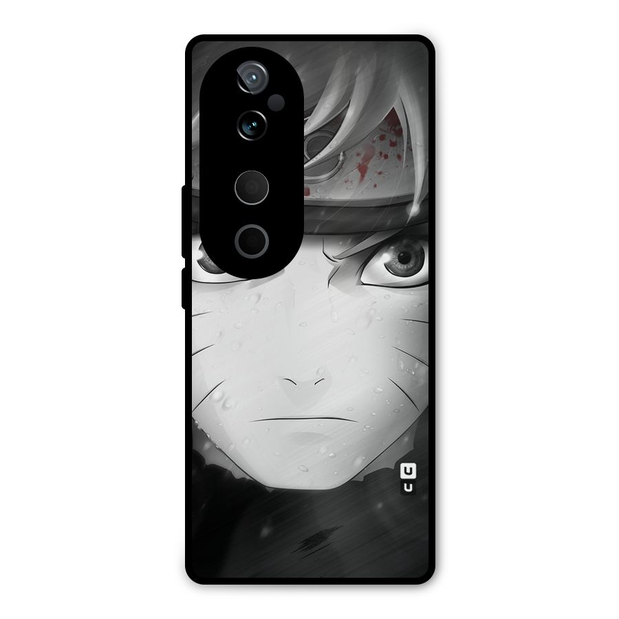 Naruto Monochrome Metal Back Case for Vivo T3 Ultra