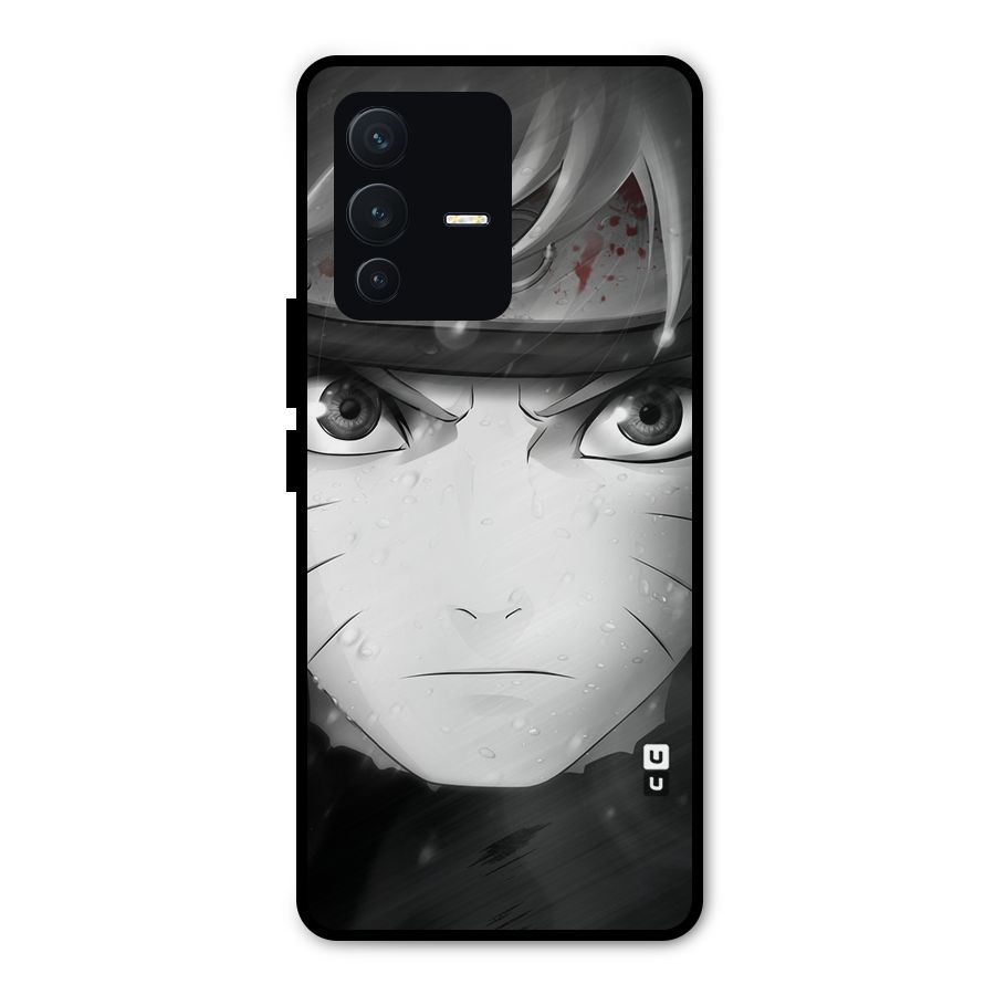 Naruto Monochrome Metal Back Case for Vivo V23 Pro