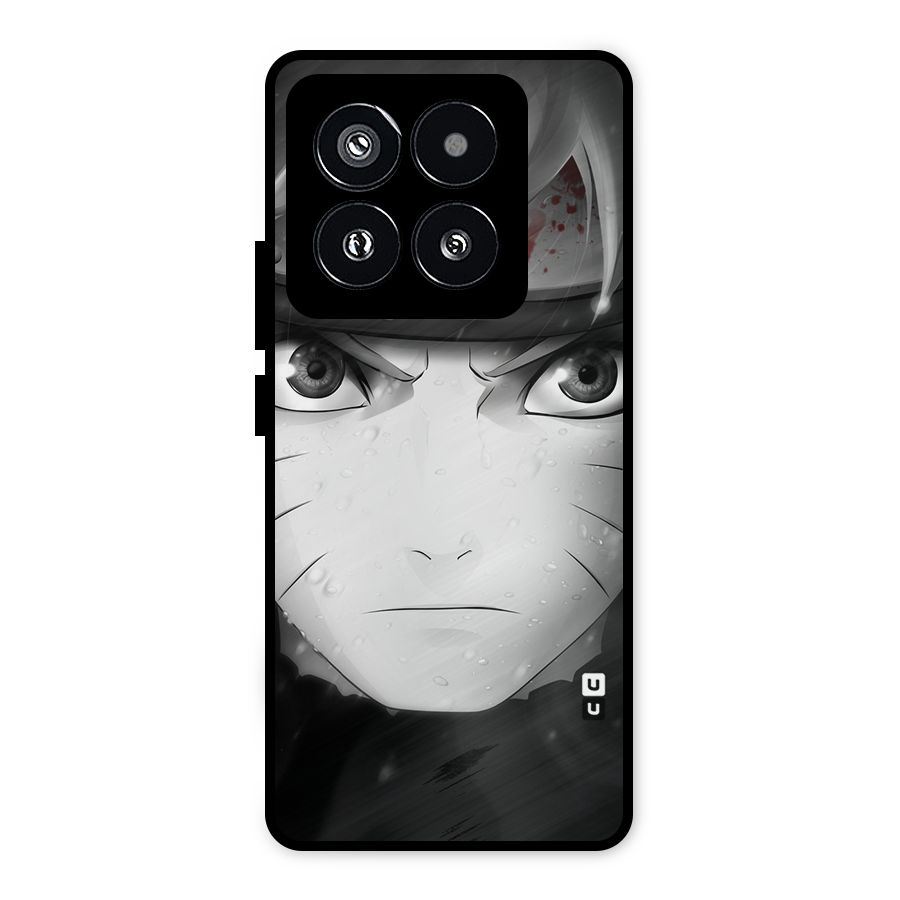 Naruto Monochrome Metal Back Case for Xiaomi 14 Pro