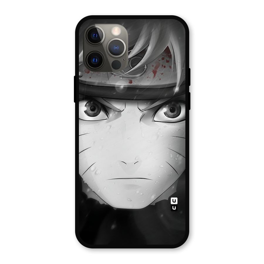 Naruto Monochrome Metal Back Case for iPhone 12 Pro