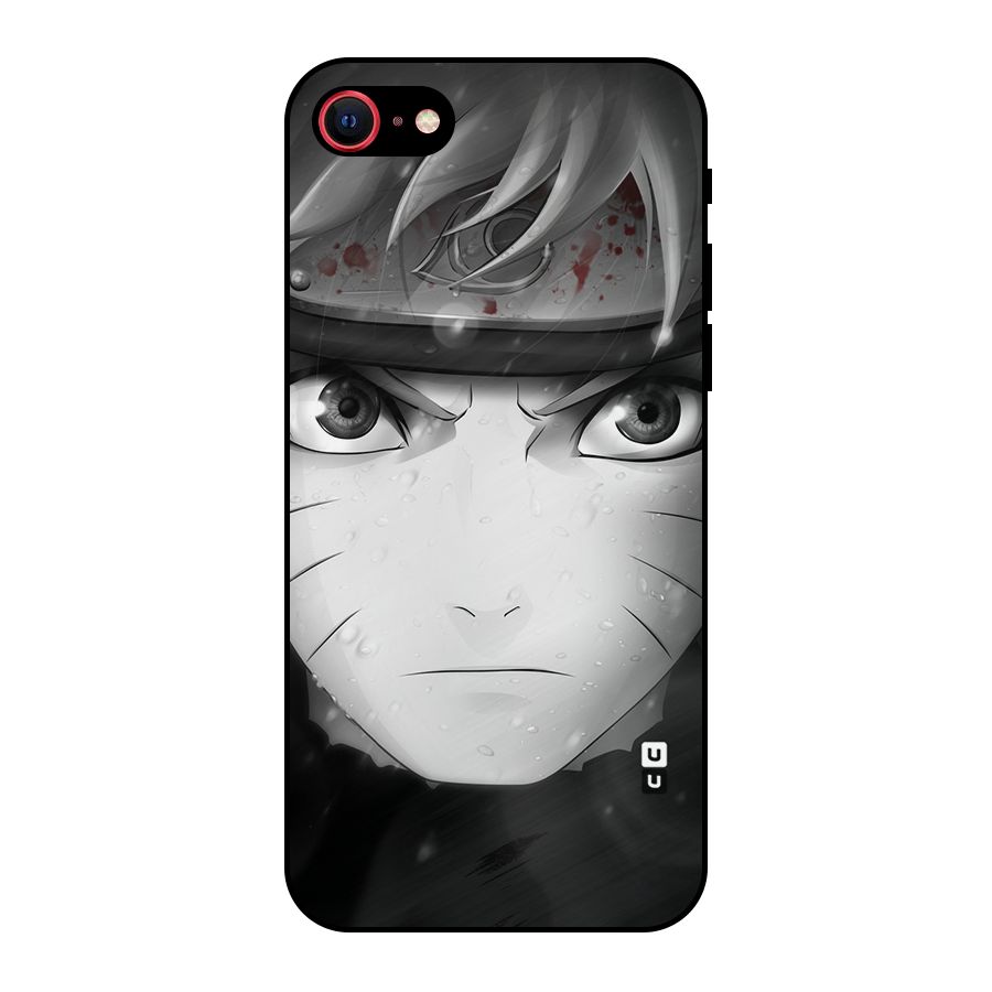 Naruto Monochrome Metal Back Case for iPhone 7