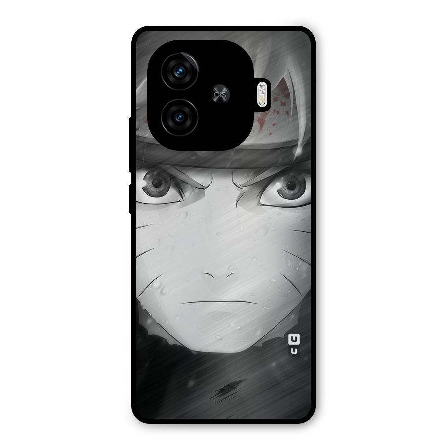 Naruto Monochrome Metal Back Case for iQOO Z9 Turbo