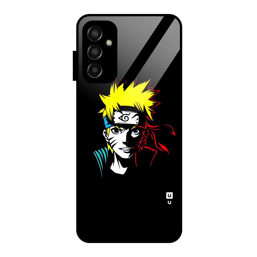Naruto Pen Sketch Art Glass Back Case for Galaxy F13