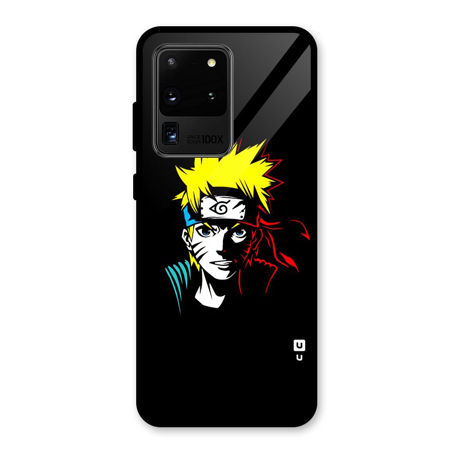 Naruto Pen Sketch Art Glass Back Case for Galaxy S20 Ultra