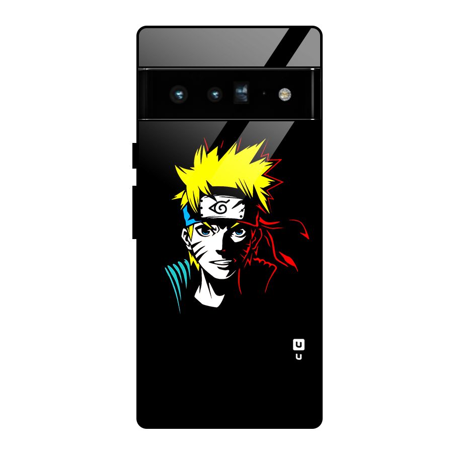 Naruto Pen Sketch Art Glass Back Case for Google Pixel 6 Pro