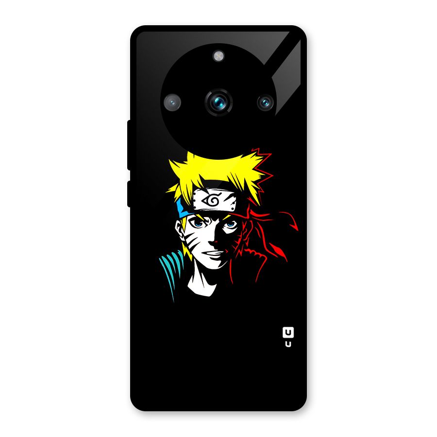 Naruto Pen Sketch Art Glass Back Case for Realme Narzo 60 Pro