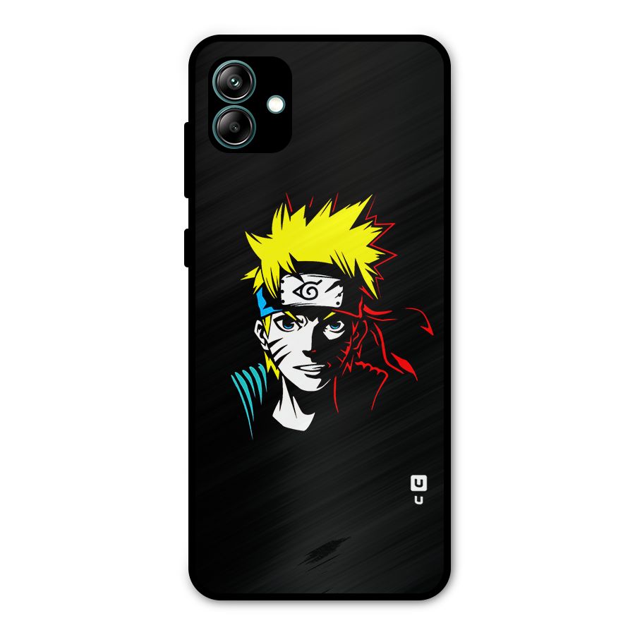 Naruto Pen Sketch Art Metal Back Case for Galaxy A04