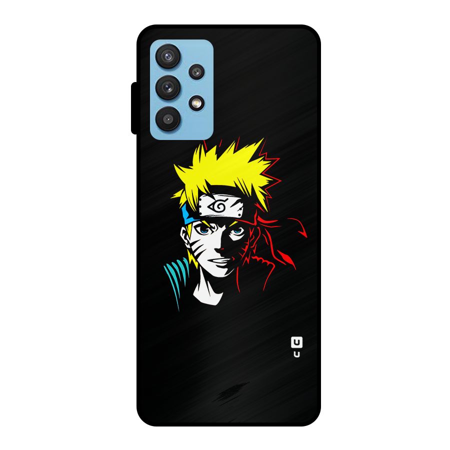 Naruto Pen Sketch Art Metal Back Case for Galaxy M32 5G
